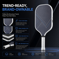 Raket Pickleball Zero Ring Gen 5 EPP EVA Foam 16mm Elongated, Logo Custom OEM ODM Private Label, Produsen Grosir, Pembelian Massal