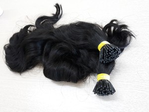 Amygirl <b>U</b> Tip Brazilian Double Drawn Straight Human Hair Extensions 100% Remy 9A-12A Chemical Free Machine Double Weft <b>Nail</b> Tip - Product Image 4