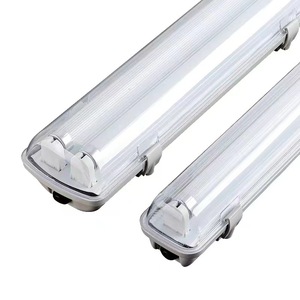 Led ba chống bụi chống côn trùng nhà máy kho T8 đơn/đôi ống dài dải Khung đèn chiếu sáng 6000K - Product Image 1