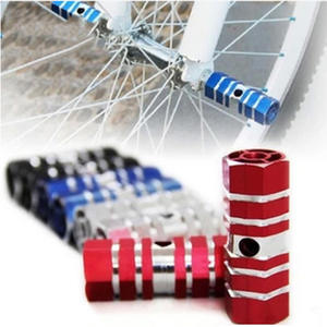 Embouts de guidon de vélo en métal léger, accessoires pour vélo, pièces de cyclisme, design hexagonal coloré - Product Image 4