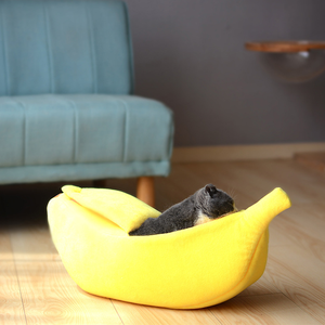 Cama de invierno para gatos, suministros universales para mascotas pequeñas, en forma de plátano, para interior, 2021 - Product Image 5