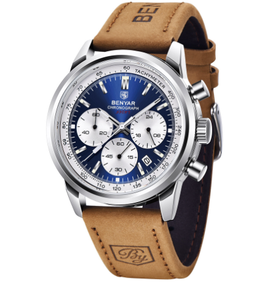 Relojes para Hombre Originales Benyar 5188, Relojes Deportivos Multifuncionales de Moda, Reloj de Cuarzo Cronógrafo para Hombre con Fecha y Calendario - Product Image 4