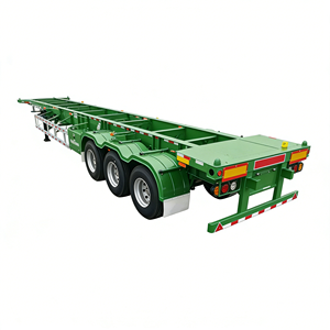 Remolque de Eje Fuwa de Acero de 3 Ejes, 20ft, 40ft, 40T, Popular en China, Precio Económico, para Contenedores, Semirremolques Completos - Product Image 3