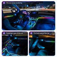 Kit d'éclairage d'ambiance intérieur KYNCHO pour voitures Honda, éclairage intérieur automobile 12V, lampe décorative LED Symphony, commande par application