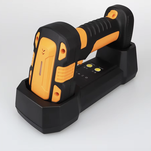 Industrial Barcode Scanner With Wireless Charging Stand Anti-Drop&IP65 Waterproof Bluetooth QR Code Reader