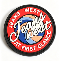 Fournisseur d'étiquettes en caoutchouc, logo personnalisé en relief, patchs en silicone 3D à coudre, badge en PVC pour accessoires de casquette