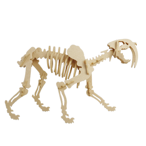 Puzzle 3D en feutre de tigre à dents de sabre pour enfants, jeu éducatif léger en non-tissé, cadeau - Product Image 1