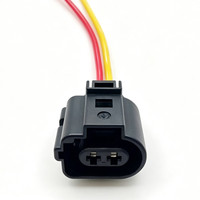 2 Pin 1J0973722A  1J0973822A Konektor Kabel Harness Motor Kaliper Rem Belakang untuk Audi A6 A4 VW Passat Tiguan