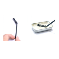 Gel à sourcils professionnel naturel 3D, waterproof, longue tenue, double embout avec brosse, sans produits chimiques