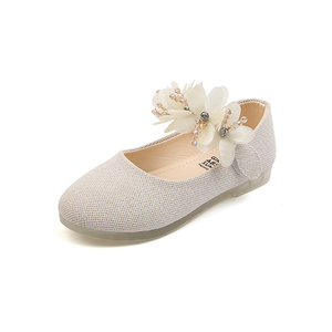 MYWAY Mode enfants perlé petite fleur fille princesse chaussures chez les enfants cristal à semelle souple chaussures de danse - Product Image 3
