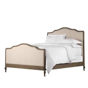 Hot Sales European Antique Style Furniture Wholesale Wooden <strong>king</strong> Size <strong>Big</strong> Button Tufted Upholsteded Linen <strong>Bed</strong> - Product Image 1