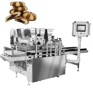 Máquina automática de corte de galletas PLC, comercial, para incrustación de galletas