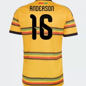 เสื้อฟุตบอลทีมชาติจาเมกา ชุดเหย้าและเยือน เวอร์ชั่นแฟนบอล 26/27 รับสั่งทำตามแบบที่ต้องการ พร้อมสกรีนชื่อและหมายเลขของคุณเอง - Product Image 5