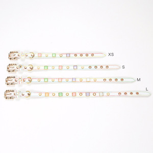 Correa ajustable <span class=keywords><strong>de</strong></span> <span class=keywords><strong>cuero</strong></span> PU Collar <span class=keywords><strong>para</strong></span> mascotas con tachuelas cuadradas Patrón sólido Collar sostenible Accesorios <span class=keywords><strong>para</strong></span> mascotas <span class=keywords><strong>para</strong></span> gatos <span class=keywords><strong>Perros</strong></span> pequeños - Product Image 5