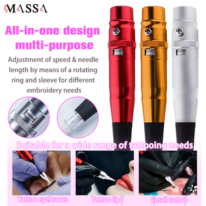 Massa Chất lượng cao có thể sạc lại lông mày xăm bút không dây microblading trang điểm vĩnh viễn máy vật liệu thép không gỉ - Product Image 3