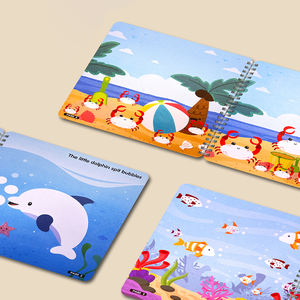 Meilleure vente 2026 : <span class=keywords><strong>Livre</strong></span> éducatif à gratter arc-en-ciel, <span class=keywords><strong>livre</strong></span> de peinture au doigt et de coloriage avec logo personnalisé pour le jeu et les loisirs - Product Image 5