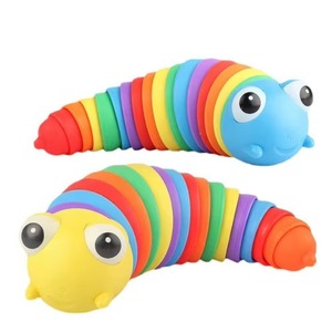 Juguete Antiestrés para Niños 2025, Nuevo Diseño Creativo de Orugas y Babosas 3D Coloridas de ABS, para Niños de 5 a 7 Años - Product Image 1