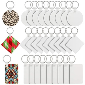 Bán buôn Chất lượng cao housewarming quà tặng kỷ niệm Tinh Tế Mdf thăng hoa khoảng trống <span class=keywords><strong>Keychain</strong></span> chủ - Product Image 1