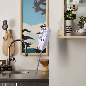 Termômetro <span class=keywords><strong>digital</strong></span> super rápido de grau comercial 2025 para cozinhar, carne, doces, velas, líquido, óleo, prova de respingos, ° C/° F Toggle - Product Image 5