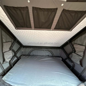 Carpa de Techo Elevada Triangular WILD CLOUD, Carpa de Techo Rígida de Aluminio, Impermeable, para Acampar y Viajar - Product Image 4