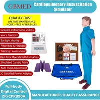 Simulador de RCP de cuerpo completo Versión de control digital Maniquí de RCP en ciencia médica para Escuela de Medicina y entrenamiento de enfermera Sin impresora