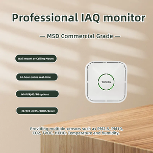 Sistema di Monitoraggio IAQ in Tempo Reale MSD-09 per CO2, PM2.5, TVOC, HCHO, Temperatura, Umidità, RS485, BACnet, IP30 per Edifici Commerciali - Product Image 3