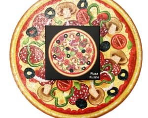OEM <span class=keywords><strong>Casse</strong></span>-tête découpé à l'emporte-pièce imprimé personnalisé <span class=keywords><strong>3d</strong></span> stérique Anime Délicieux motif de pizza <span class=keywords><strong>Casse</strong></span>-tête pour l'éducation préscolaire des enfants - Product Image 3