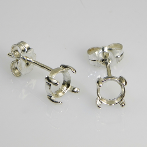 Hilo de Cristal Blanco para Joyería de Moda, Chapado en Oro de 18K sobre Plata 925, Varios Tamaños/Larguras, Venta al Por Mayor 1740045 - Product Image 1