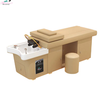 Lit de shampooing de Spa de tête de salon le plus vendu avec le lit électrique de shampooing de Massage thaïlandais de réservoir d'eau aucune plomberie