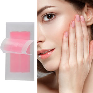 En stock – Nouveau design – Bandes de cire froide double face pour l'épilation des sourcils et des poils du visage – Bandes de cire dépilatoire rapide pour peaux sensibles - Product Image 1