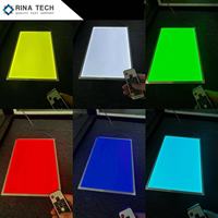 Plaque de guidage lumineux microstructurenée double face pour rétroéclairage LED de cuisinière à riz, panneau d'affichage LED Rina Tech