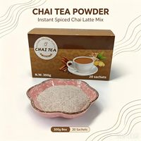 Thé Masala Chai instantané avec différentes saveurs de fruits, 20g par sachet, fournisseur d'usine