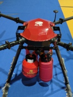 Bombe anti-incendie pour drone, boule d'extinction d'incendie à poudre sèche, montée sur drone, fabrication OEM, support personnalisé, incendie forestier