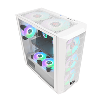 Wholesale Full Tower PC Casing Tempered Glass E-ATX Vertical Custom Logo Computer Case Pc Case