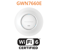 Punto de Acceso Empresarial Wi-Fi 6 Grandstream AX3000 GWN7660E-FCC/CE Certificado con 1 Año de Garantía, Estación Base Inalámbrica para Comunicación