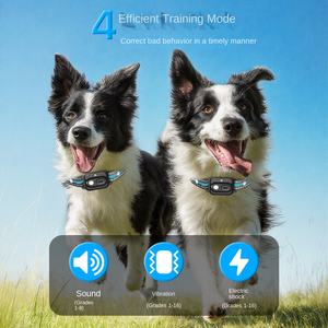 Afstandsbediening Hondentrainer T60 Model Niet-op batterijen werkend Buiten Waterdicht Trillingen Elektrische schok Blaffen Stop Hondentraining - Product Image 5