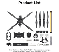 GEPRC TriPro6 TriPro LR60 O4 Pro Drone FPV Jarak Jauh 6 Inci 6S HD Digital RC Quadcopter GPS Motor Brushless Kamera 4K Freestyle