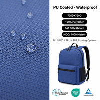 Tissu Oxford 100% Polyester 1680D 3+1 Résistant à l'Eau pour Produits d'Extérieur pour Filles, Bagages, Tentes, Auvents, Sacs à Dos, PU, PVC, TPU