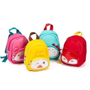Toddler Waterproof Preschool Backpack、3D Cute Cartoon Neoprene Animal SchoolためKids
