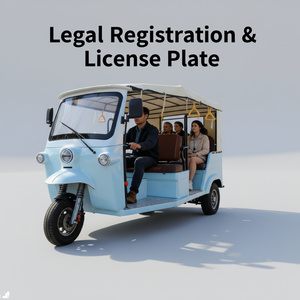 Tricycle homologué pour l'Europe, prêt à l'enregistrement, certifié CEE, facile à <span class=keywords><strong>immatriculer</strong></span>, conduire légalement en Europe pour le tourisme - Product Image 1