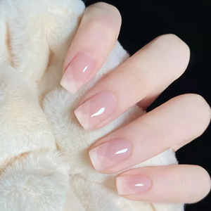 Vente en gros quantité minimale de commande bas 24 pièces court long acrylique strass <span class=keywords><strong>faux</strong></span> <span class=keywords><strong>ongles</strong></span> de luxe Private Label presse sur les <span class=keywords><strong>ongles</strong></span> Mix Designs - Product Image 4