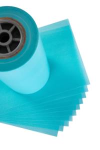 Rouleaux géants personnalisés GSM simple face enduit de silicone Pe parchemin blanc jaune bleu papier anti-reflets - Product Image 4