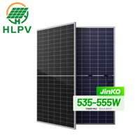 Panneau solaire monocristallin PERC N-Type pour HJT à demi-cellules, 545W-550W, module PV haute efficacité