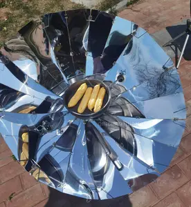 Cuisinière parabolique solaire solaire, 1.5m de diamètre, bon marché, économie d'énergie