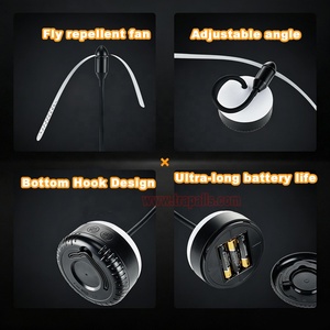 Répulsif Moustiques et Anti-Mouches LED Rechargeable d'Intérieur et d'Extérieur avec Option <span class=keywords><strong>de</strong></span> Fixation au Mur ou sur <span class=keywords><strong>Table</strong></span> - Product Image 3