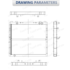 Trane Chiller Ersatzteile New Core Kühler Kupfer verdampfer Kondensator Rippen rohr Wärme tauscher Kühlung Wärme austausch - Product Image 4