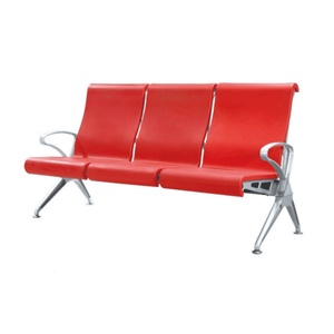 Sillas de Espera de Acero Inoxidable para Hospitales, Aeropuertos, Bancos y Otros Lugares Públicos, Sillas de Espera de Cuero PU para Estaciones de Autobús - Product Image 2