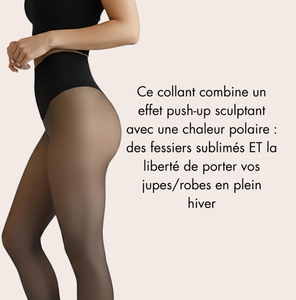 उच्च कमर सर्दियों की ऊन लाइन सांस लेने योग्य गर्म थर्मल fux पारदर्शी पैंटीहोज टाइट्स लेगिंग महिलाओं के लिए - Product Image 5