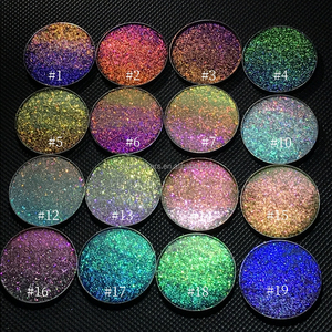 ظلال عيون فاخرة متعددة الألوان تغير اللون بشكل فائق، عالية التصبغ، طويلة الأمد، متعددة الألوان مع لمعان وبريق - Product Image 5