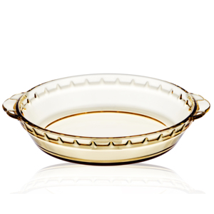 LINUO - Molde para Pastel de Vidrio de Borosilicato Alto, Resistente al Calor, Apto para Lavavajillas, Libre de BPA, Color Ámbar, Utensilios de Cocina, Plato para Sopa - Product Image 2